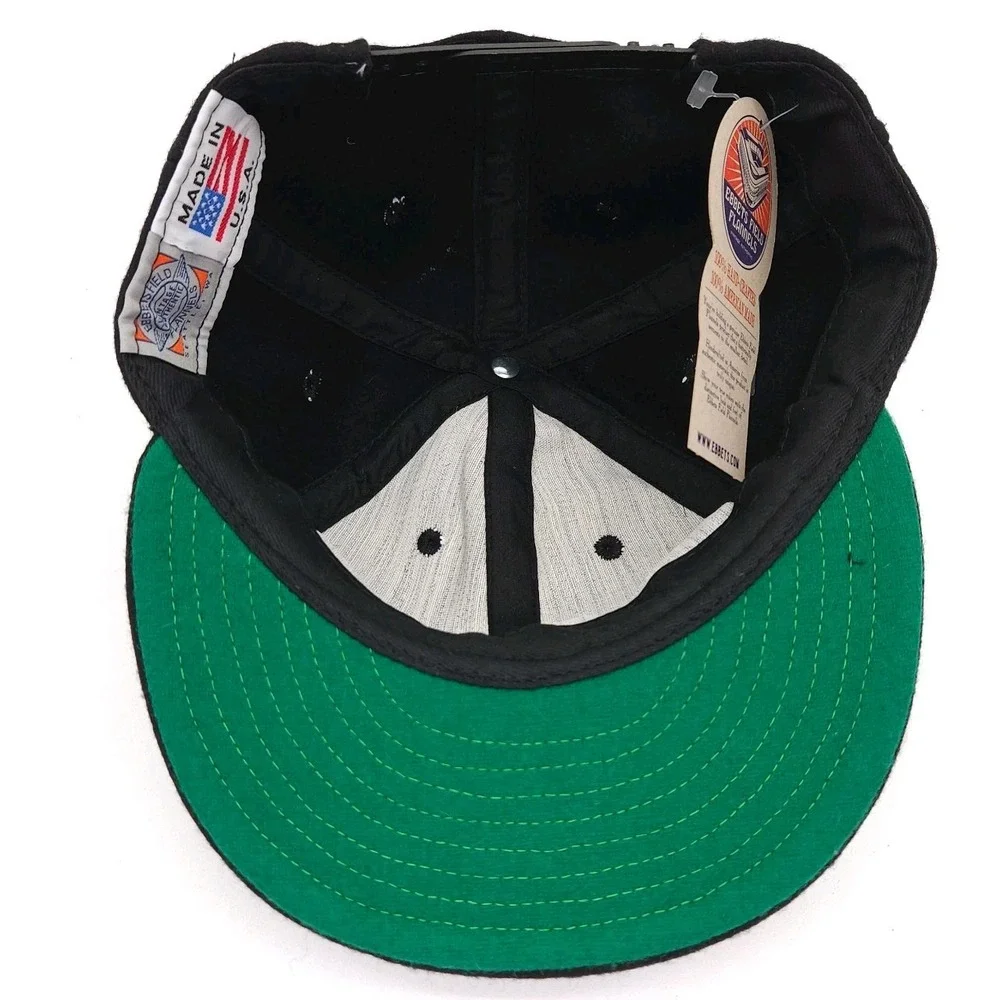 Ebbets Field Flannels Salt Lake City Bees SLC  Snapback Hat‎ Baseball Cap Black